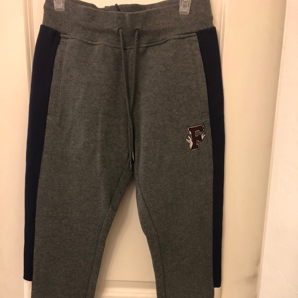 Puma Womens Rihanna Gray Knit Printed Pull On Pant